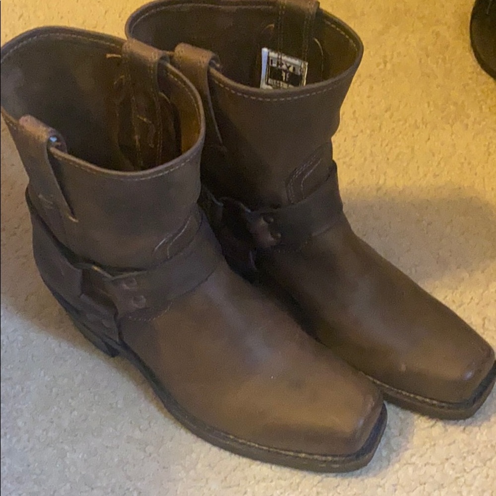 Frye harness boots